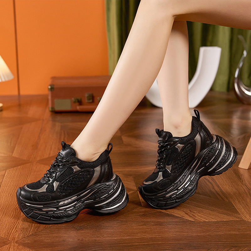 Women's Dad Autumn Height Increasing Insole Show Sneakers