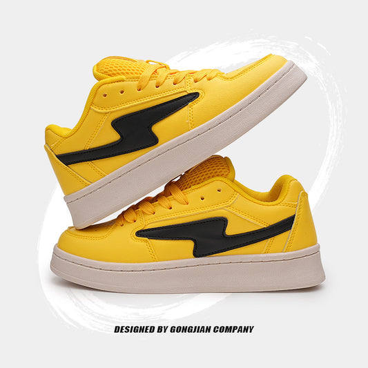 Women's Korean Style Breathable Platform Lightweight Retro Sneakers