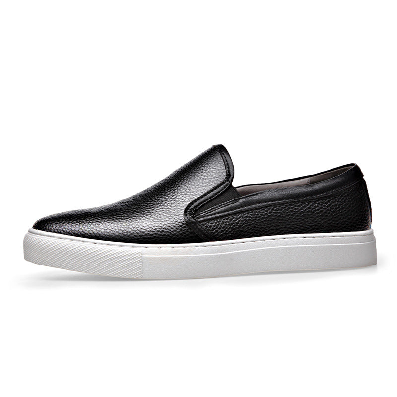 Men's Bottom Cowhide Easy Wear Sports Korean Sneakers