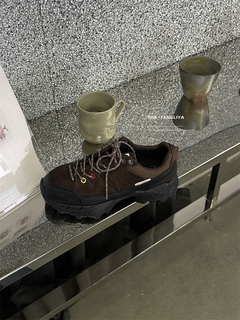 Ugly Adorable With Hiking Round Head Autumn Casual Shoes