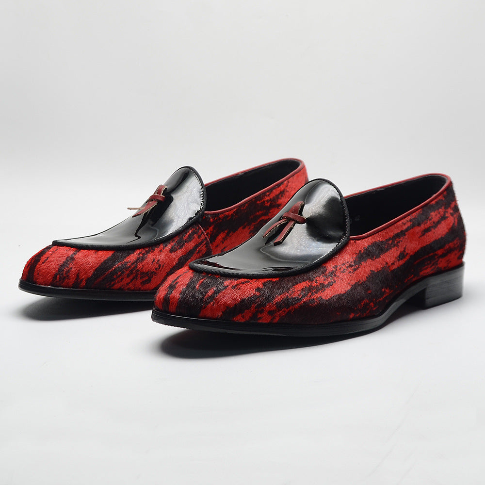 Men's Handmade Quality Business First Layer Cowhide Loafers
