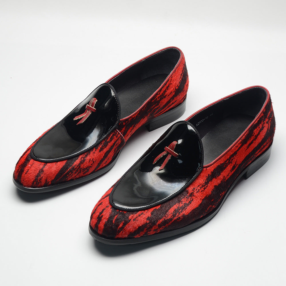 Men's Handmade Quality Business First Layer Cowhide Loafers