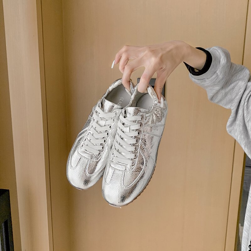 Women's Sier German Training Spring Flat Ballet Sneakers