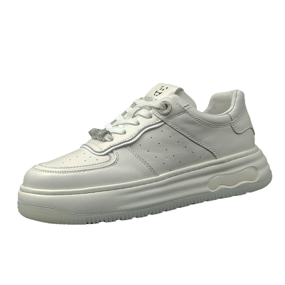 Men's First Layer Cowhide Board Fashion Genuine Sneakers