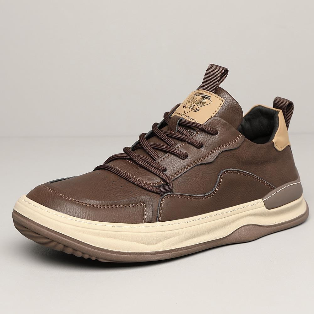 Men's Soft Bottom Stylish Breathable Fashion Brown Men's Board Shoes
