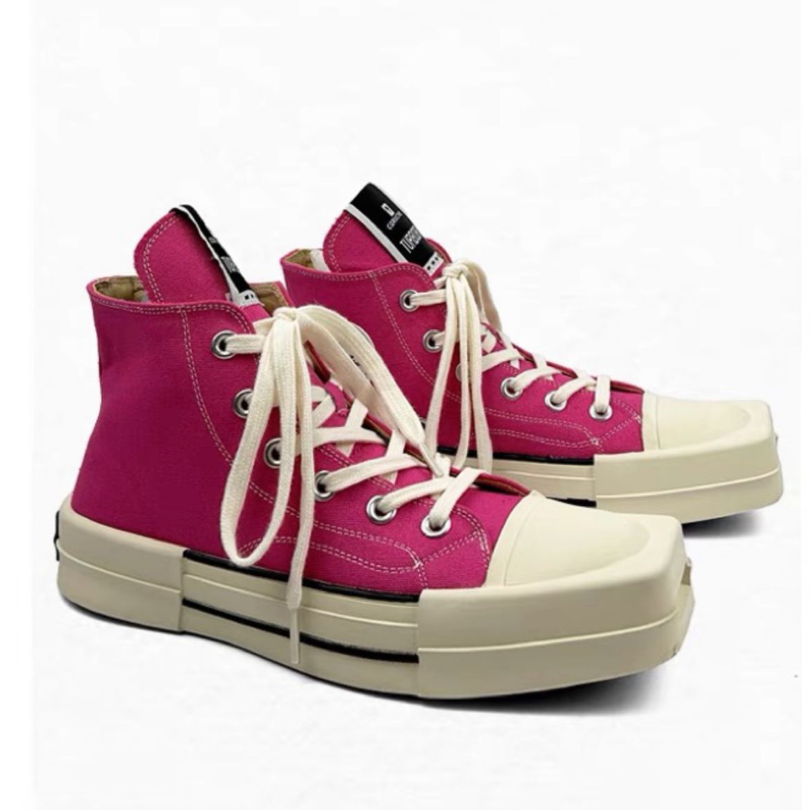 Women's & Men's Pitaya Preppy Style Board Version Flat Canvas Shoes
