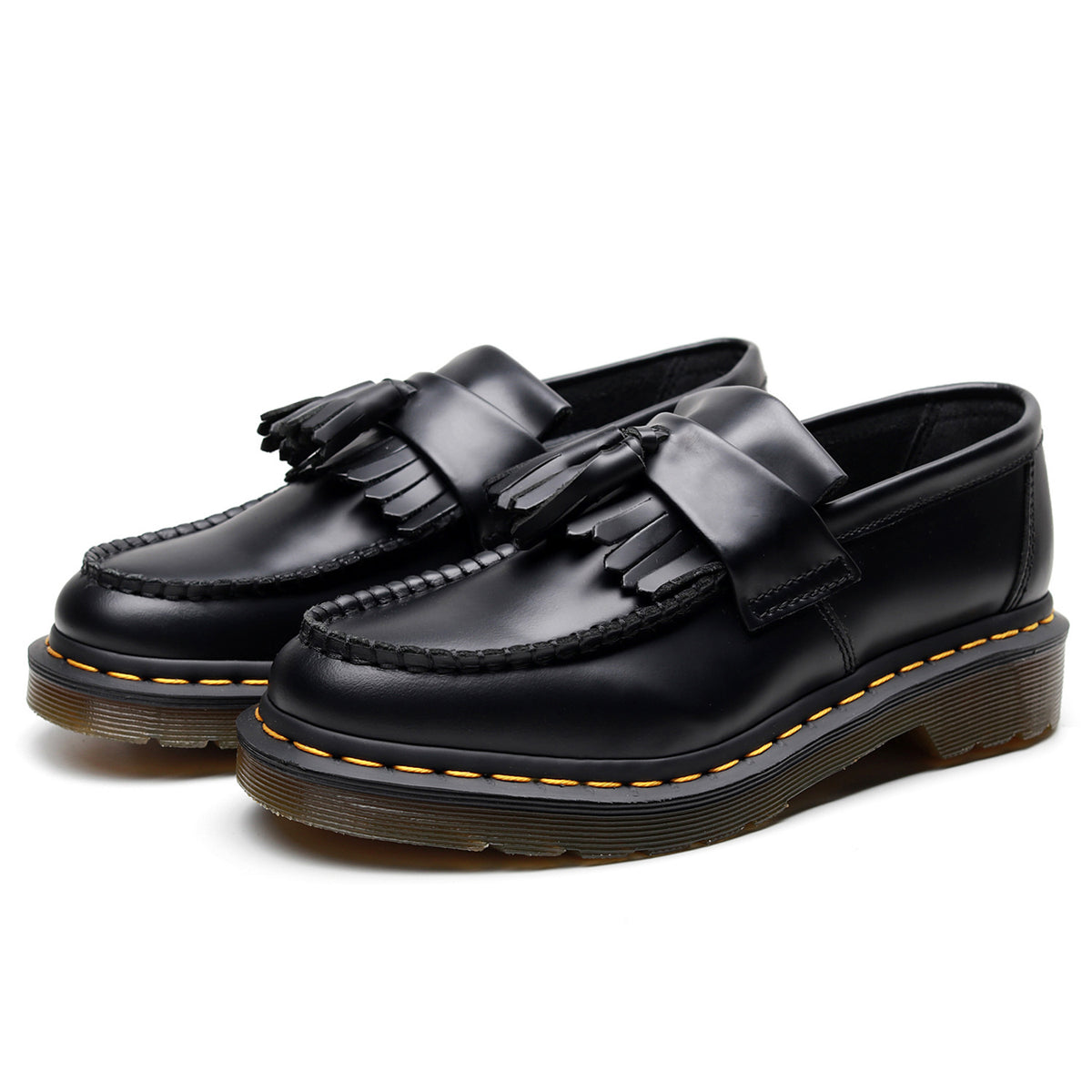 Women's Tassel Genuine British Style Fashion Round Toe Plus Men's Casual Leather Shoes