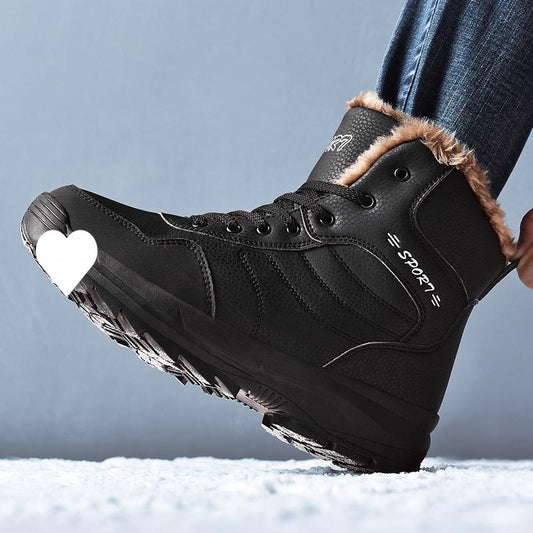 Men's Over Thickened Fleece Northeast Extremely Cold Snow Boots