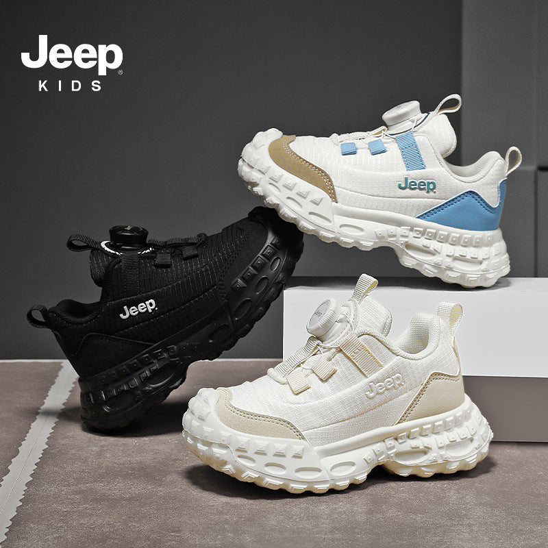 Children's Spring Boys Outdoor Mountaineering Dad Breathable Kid's Sneakers