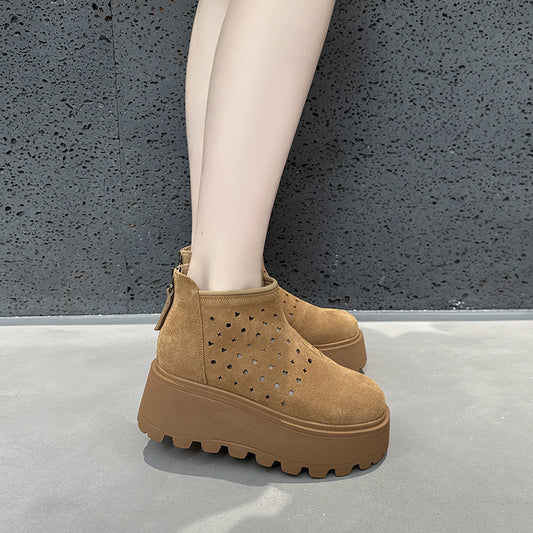Women's Bottom Increased Slip-on Smoke Pipe Summer Muffin Sandals