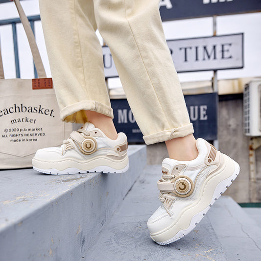 Women's & Men's National Fashion Retro Couple Niche Headphones Casual Shoes