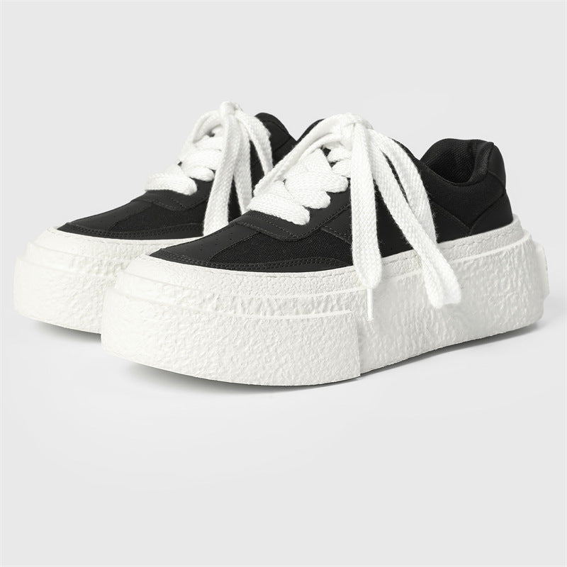 Men's Summer Breathable Thin Mesh Board Thick Sneakers