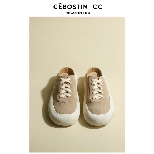 Women's Half Round Toe Thick Bottom Golden Goose Sneakers