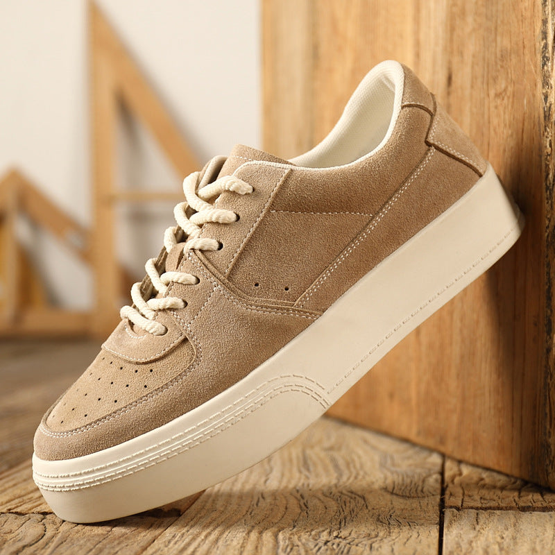 Men's Air Force Niche Suede Retro Platform Sneakers
