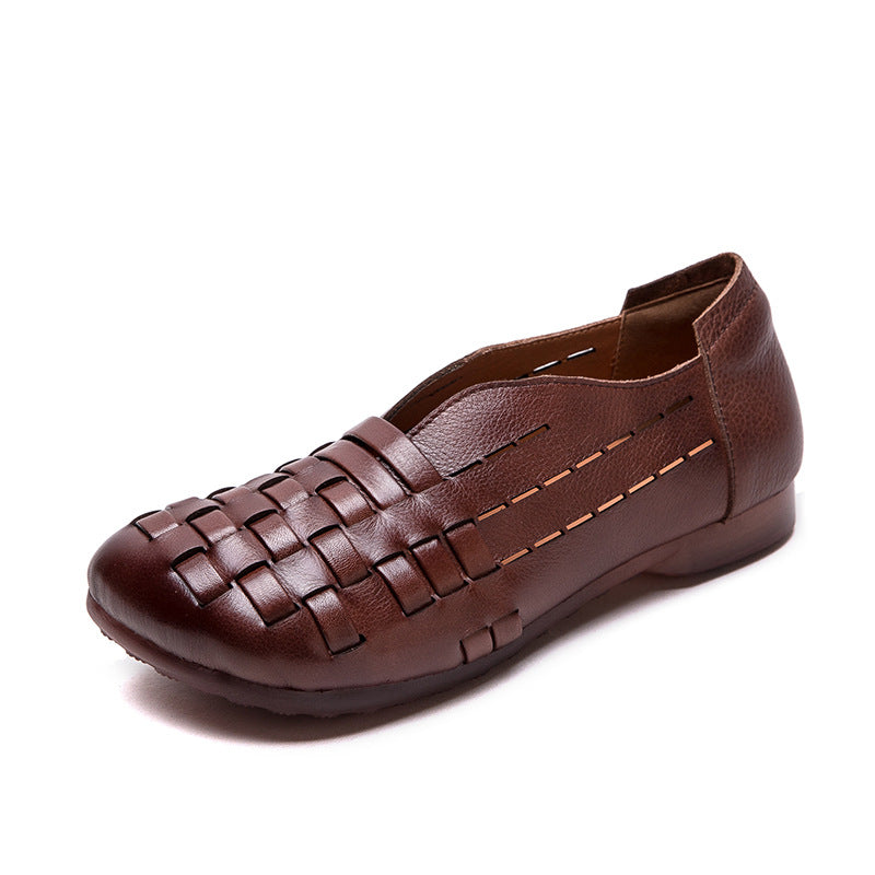Women's Shu Hand-woven Brushed Retro Breathable Comfortable Sandals