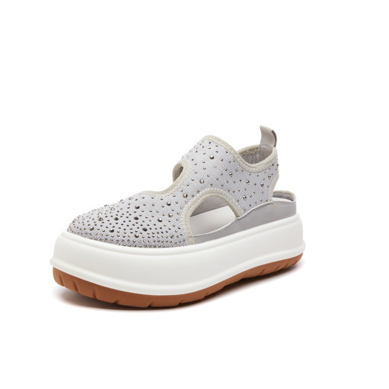 Women's Closed Toe Platform Summer Korean Style Sandals