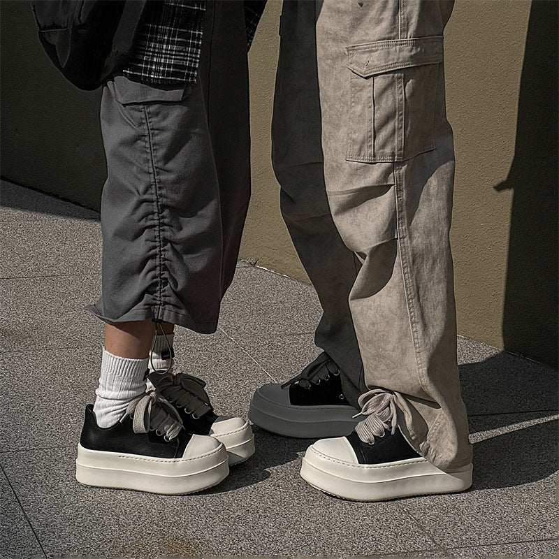 Men's Foundation American High Street Fashion Black Sneakers