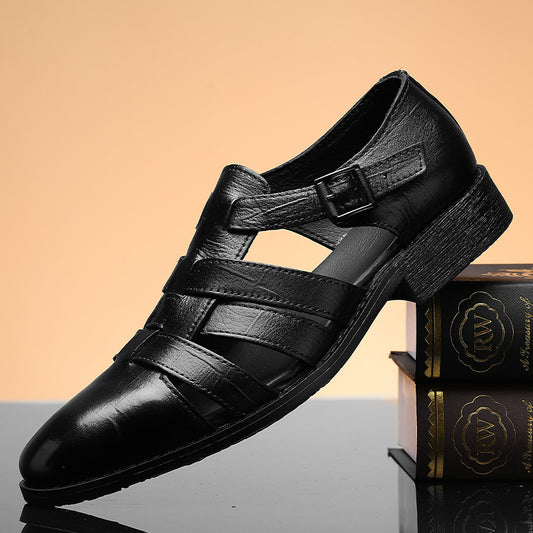 Men's Summer Hollow Perforated Breathable Hole Dad Sandals