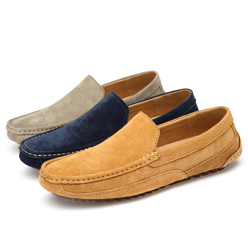 Men's Handmade Genuine Beanie British Breathable Loafers