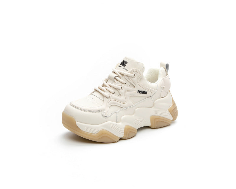 Women's Clunky Spring Platform Elevator Wild Sports Sneakers