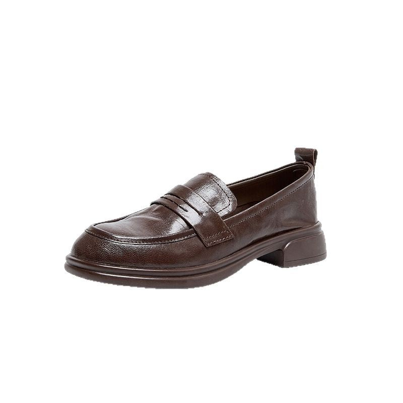 Women's Small British Style Retro Easy Matching Loafers