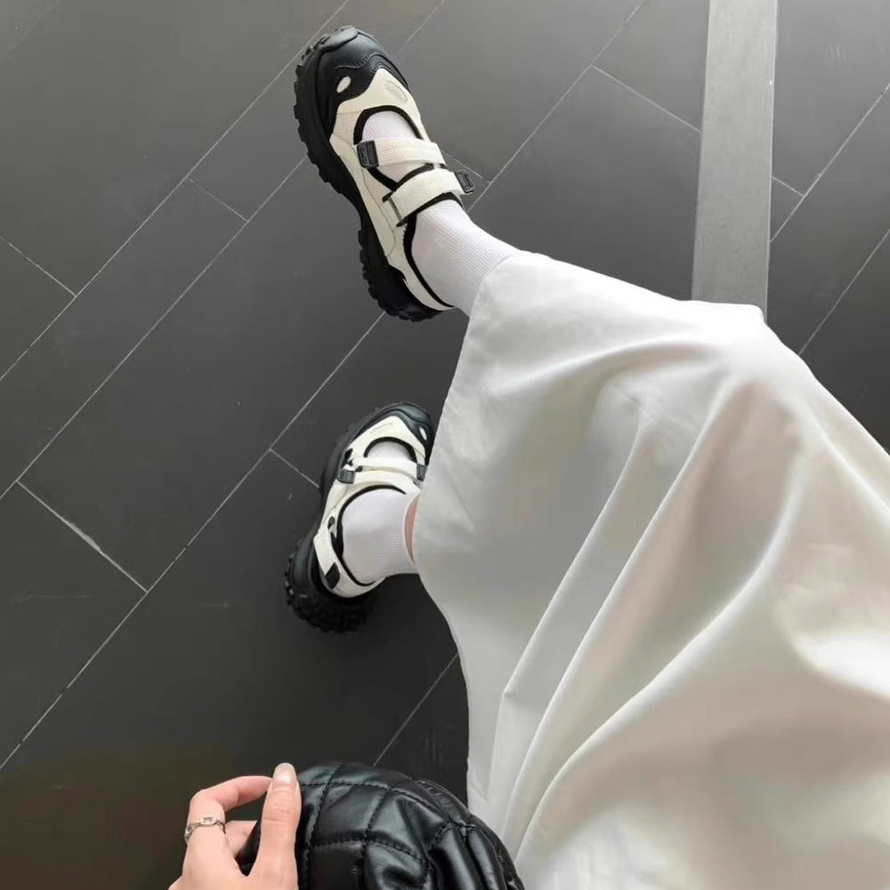 Women's Sports Summer Outer Wear Hollow Velcro Sandals