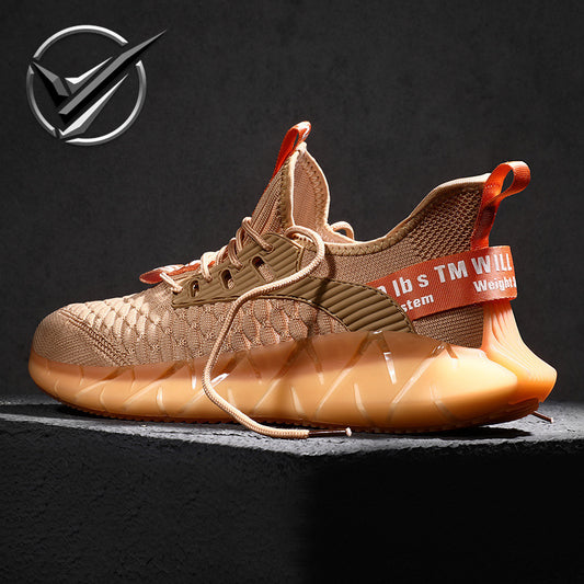Men's Smile Welcome Breathable Adi Popcorn Bottom Sneakers