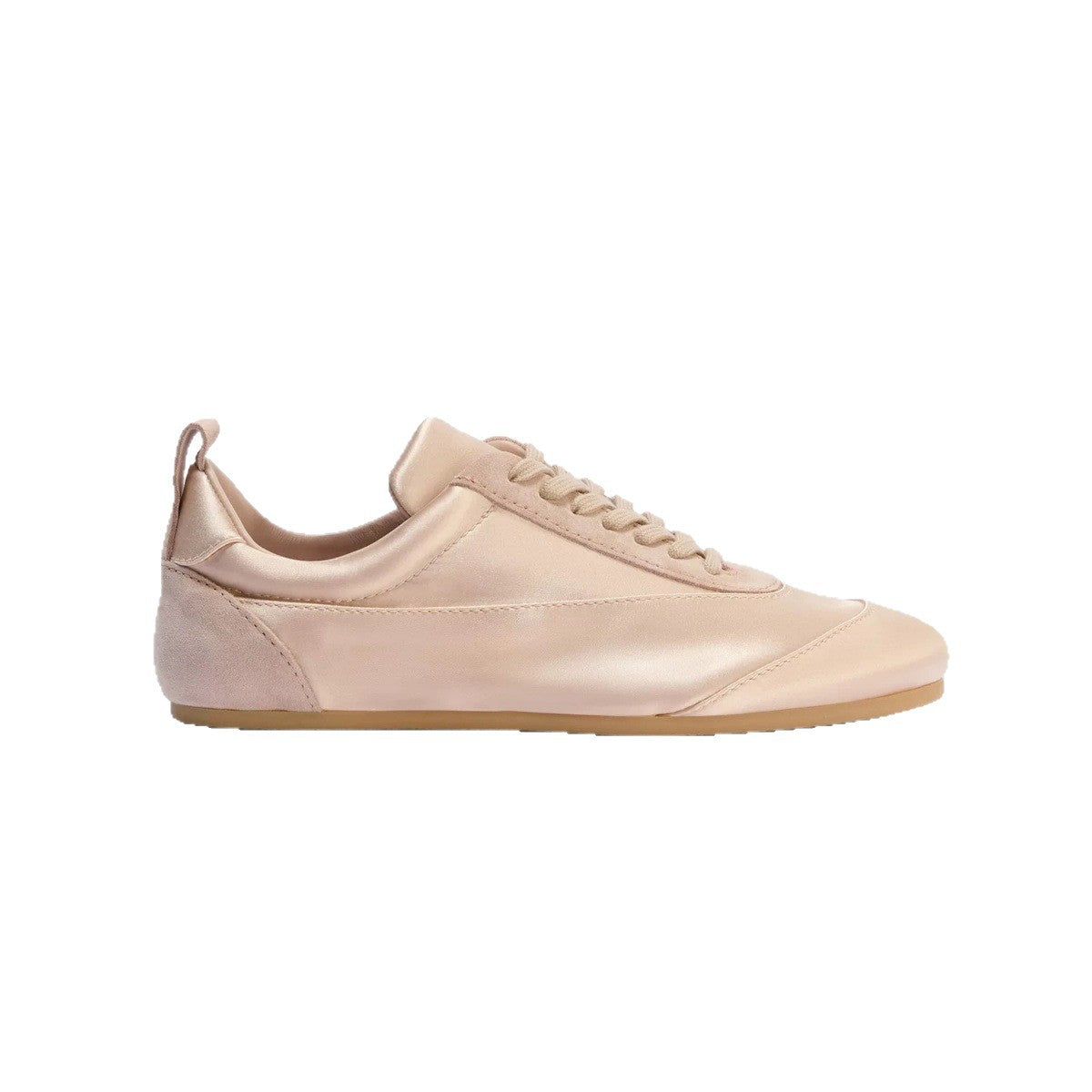 Women's Vintage Satin German Training Spring Round Toe Women's Sports Shoes