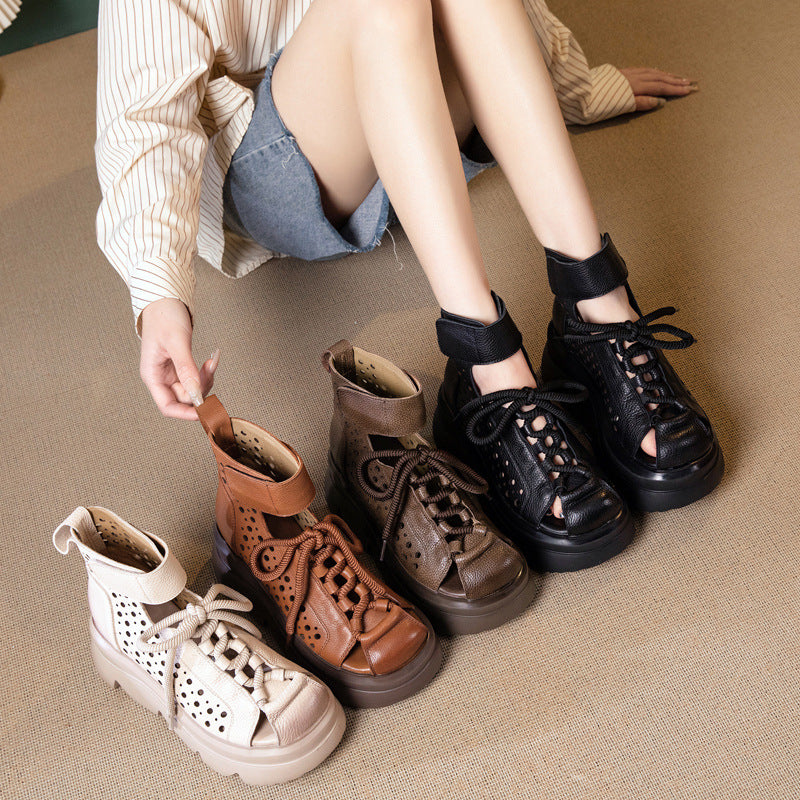 Women's Genuine Roman Outer Summer Niche Retro Sandals