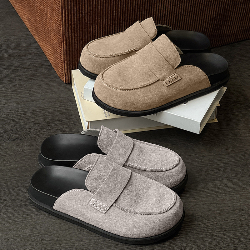 Men's Slip-on Lofter Closed Toe Half Outdoor Loafers