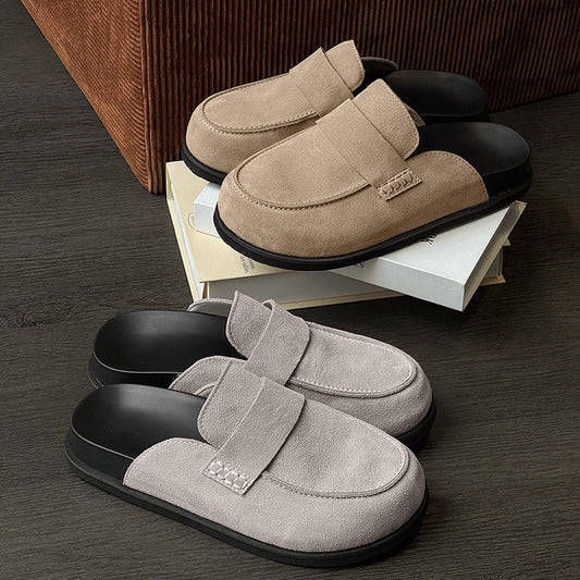 Men's Slip-on Lofter Closed Toe Half Outdoor Loafers