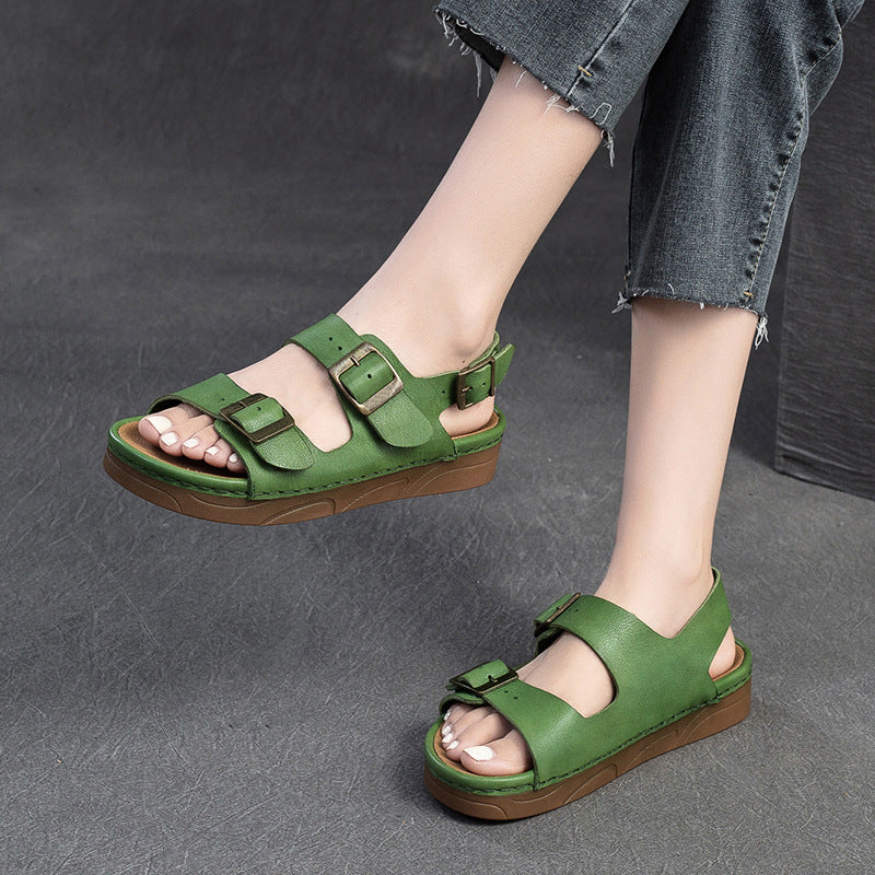 Women's Breathable Mobile Buckle Fashion First Layer Sandals