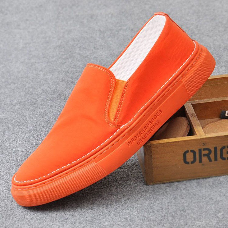 Men's Cloth Summer Breathable One Pedal Korean Sneakers