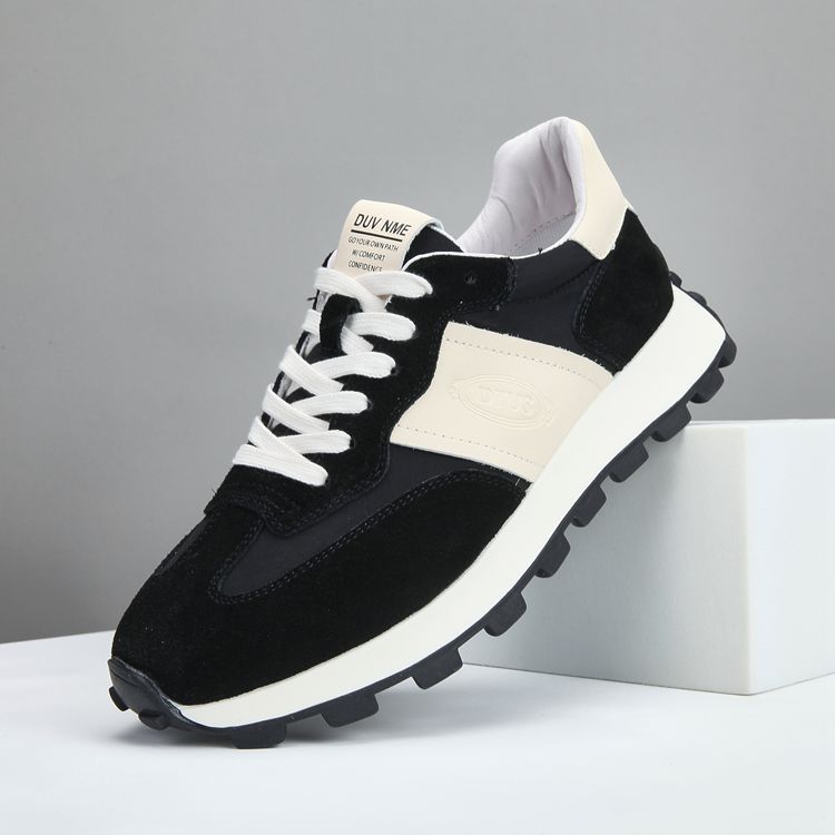 Men's Fashionable Spring Versatile Sports Genuine Platform Sneakers