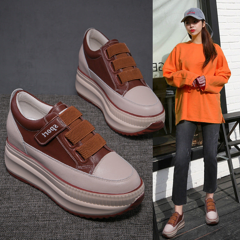 Women's Hidden White Spring Platform Sports Fashion Women's Shoes