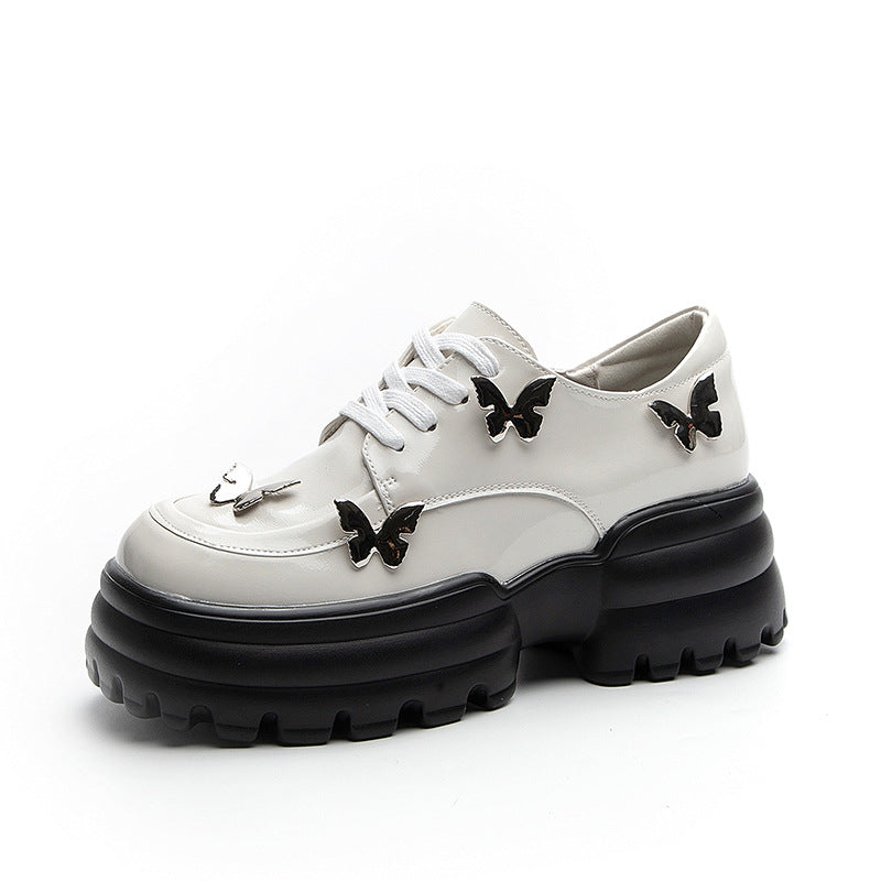 Women's & Men's Spring Bowknot Fashion Model Style Platform Height Increasing Casual Shoes