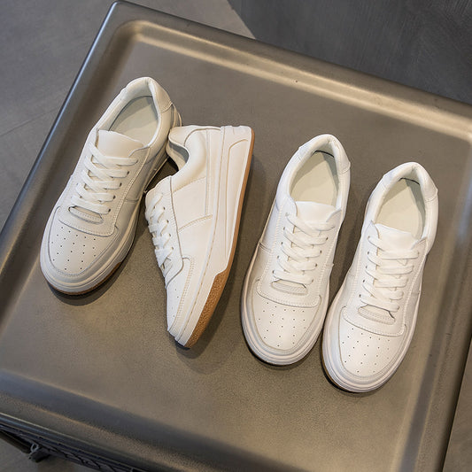 Women's Velcro White For Spring Korean Style Versatile Casual Shoes