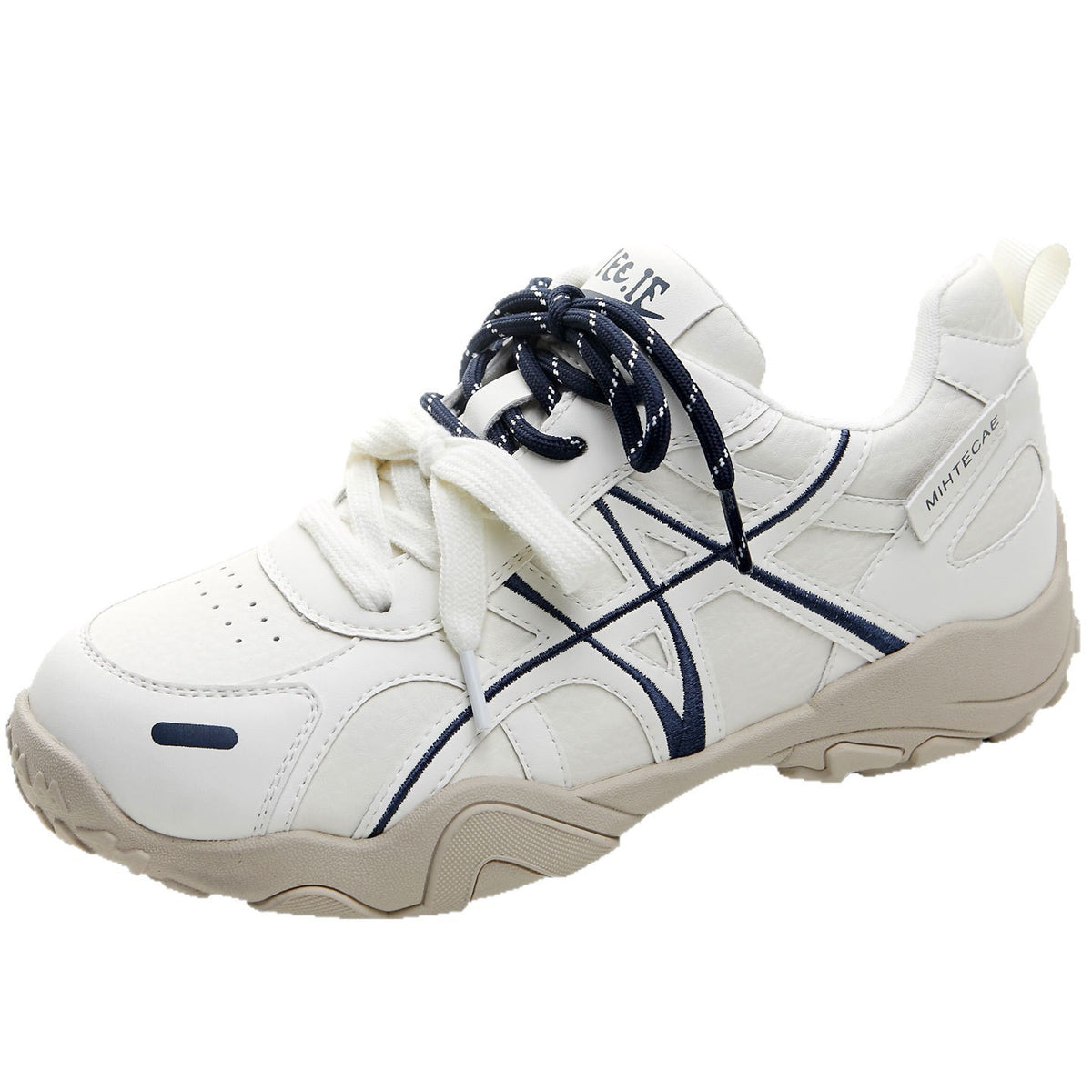 Spring Elevator Wild Soft Bottom Running Thick German Training Embroidery Women's Sports Shoes