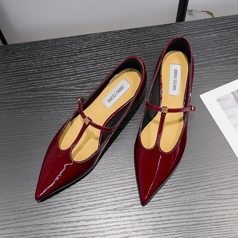 Women's Pointed Toe Pumps Chunky Commuter Shallow Women's Shoes