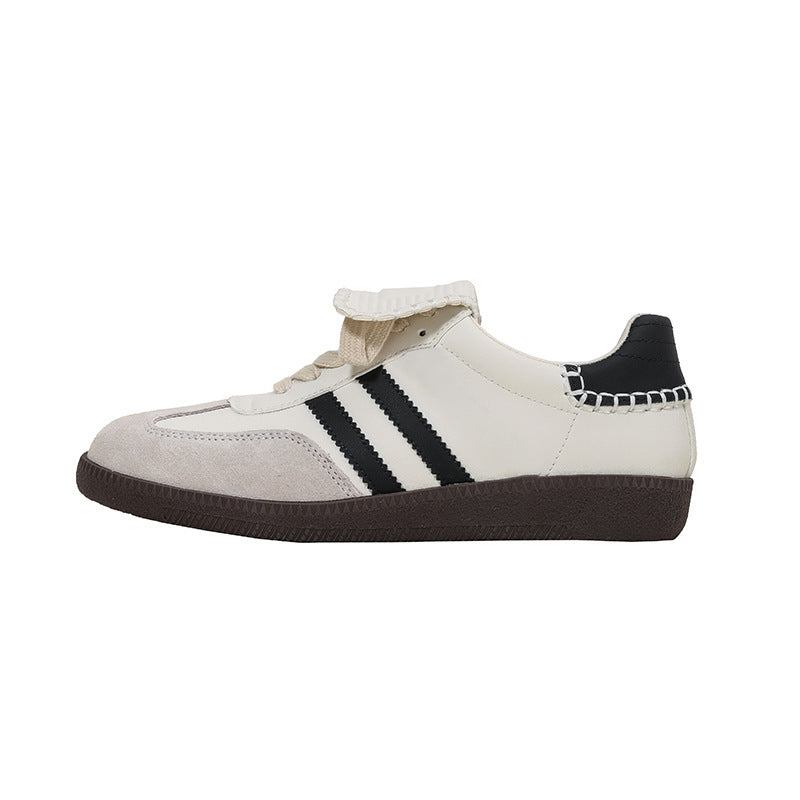 Women's Mom German Training Round Toe Fold Casual Shoes