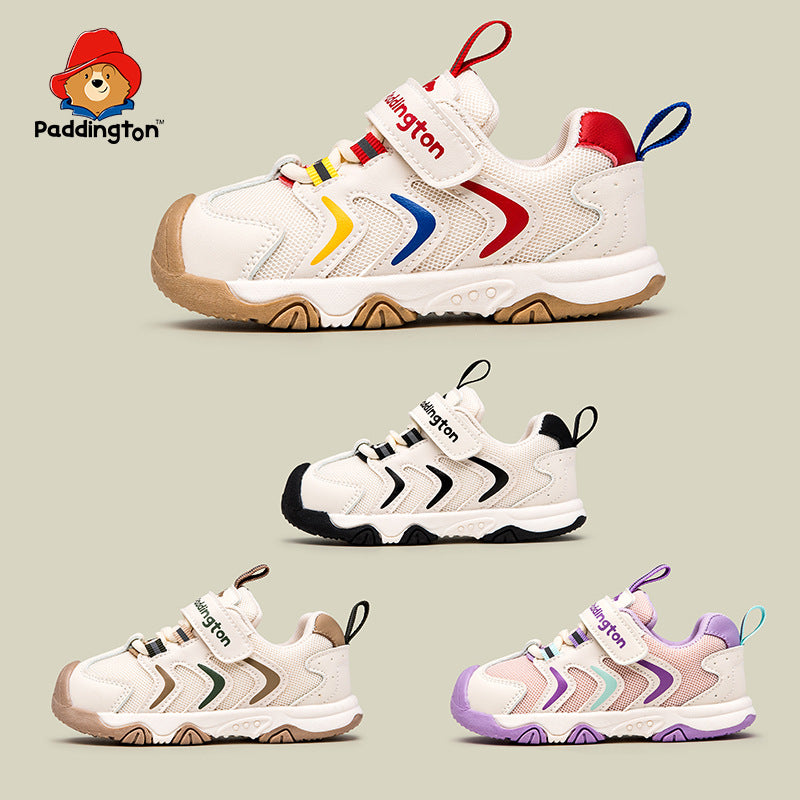 Children's Paddington Bear Spring Mesh Toddler Antiskid Kid's Sneakers