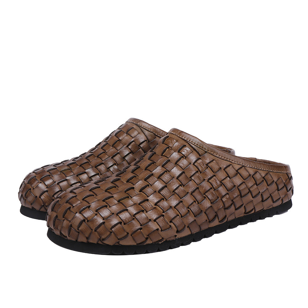 Women's High-grade Toe Cap Outer Wear Flat Super Sandals