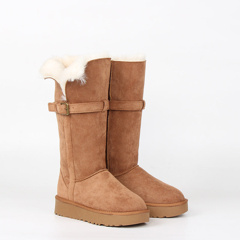 Women's Order Overknee Long Two-way Korean Winter Snow Boots