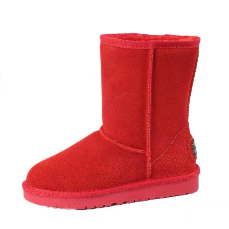 Women's Wedding Winter Thickened Fleece-lined Life Insulated Snow Boots