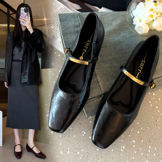 Women's & Men's Fashion French Evening Style Temperament Commute Men's Shoes