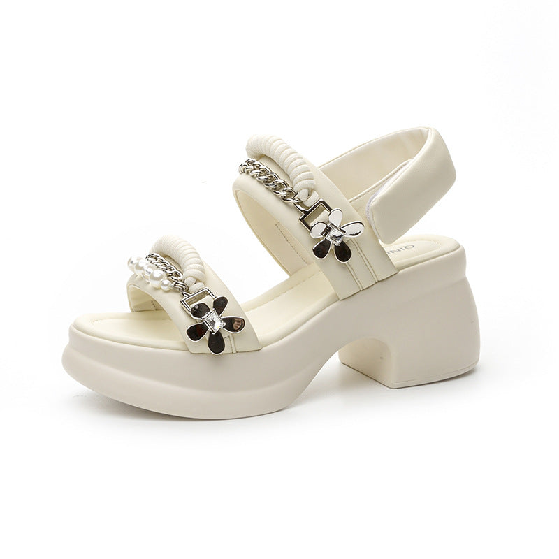 Women's Thick-soled Summer Small Explosion Board Thick Height Sandals