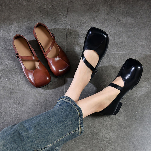 Women's Price Round Toe Shallow Mouth Mary Women's Shoes