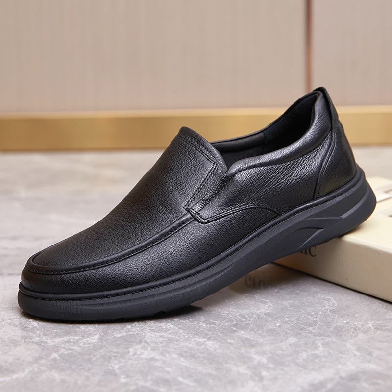 Men's Low Price With Slip-on Autumn Comfortable Leather Shoes