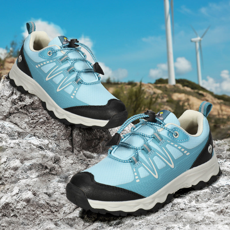 Children's Hiking Autumn Outdoor Medium Big Breathable Kid's Sneakers