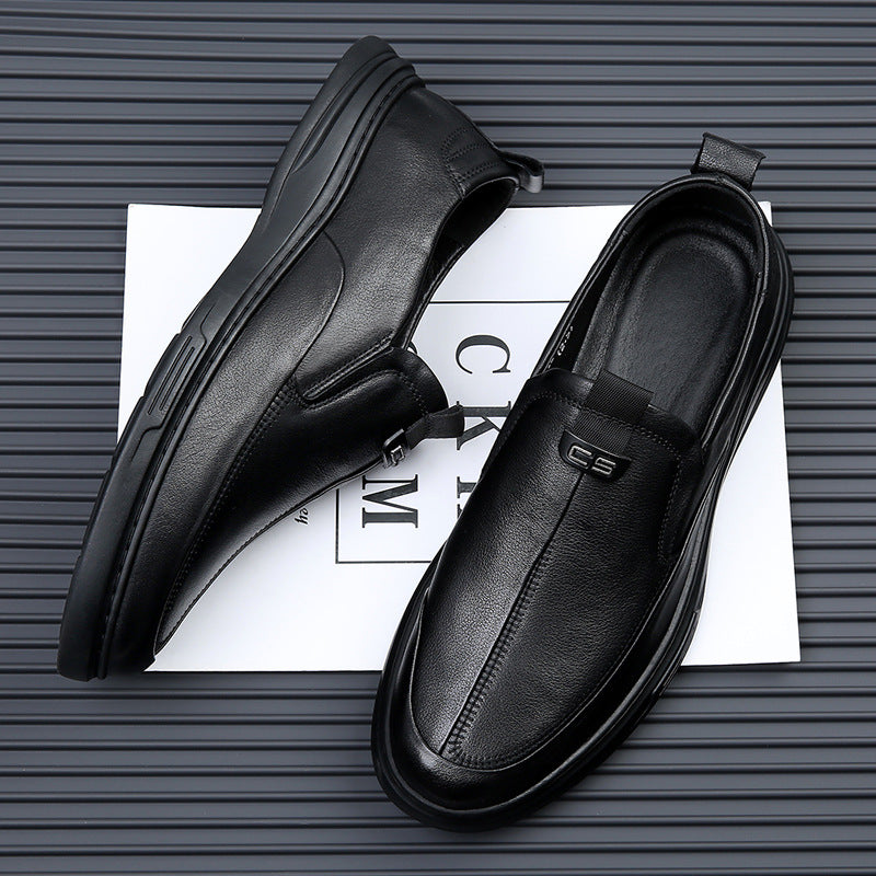 Top Layer Cowhide Soft Bottom Surface Loafers